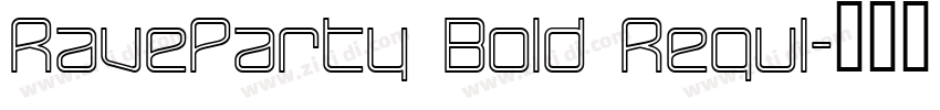 RaveParty Bold Regul字体转换